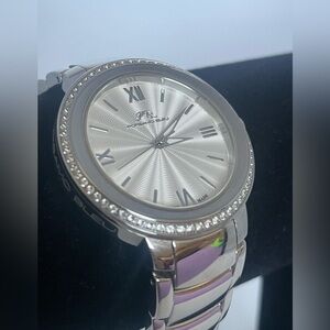 Porsamo Bleu Luna Swiss Quartz Watch Crystal Bezel 1181A120